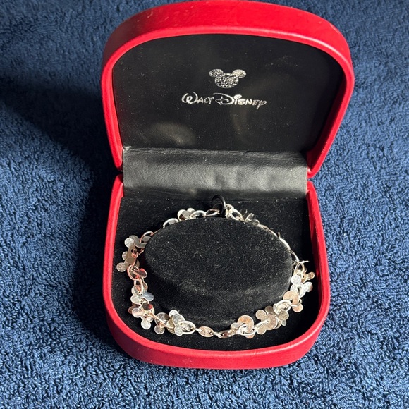 Disney Silver Mickey Mouse Bracelet - Picture 1 of 2